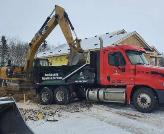 Off-Site Haul Away Services - Earth & Turf Landscaping and Snow Removal Services in Edmonton